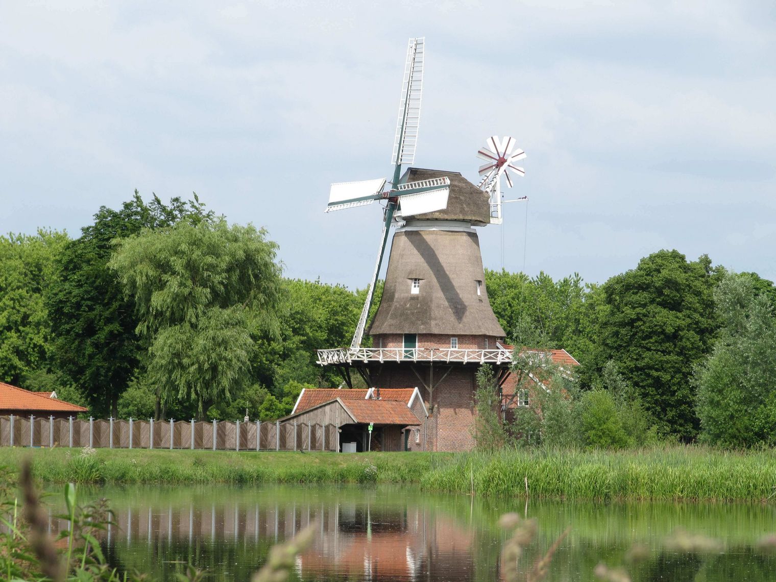 Großaufnahme auf den Galerieholländer, Hengstforder Mühle